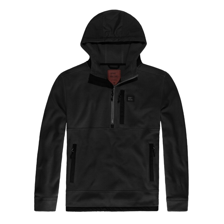 Mikina Vintage Industries Vinson Hollow Fibre - čierna, M