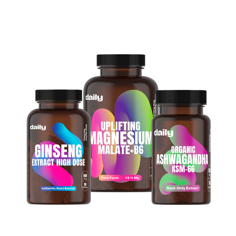 DAILY 2+1 - Mg Malát + Ashwagandha + Ginseng 90 kapsúl