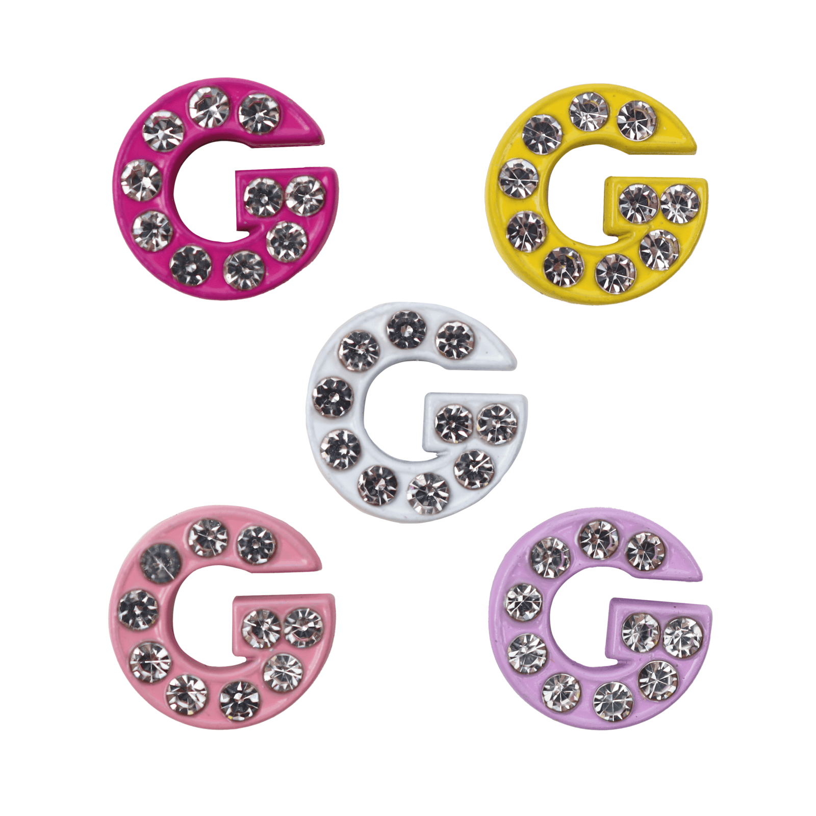 Nojomojo Písmeno G Přívěsek na náramek 5 ks