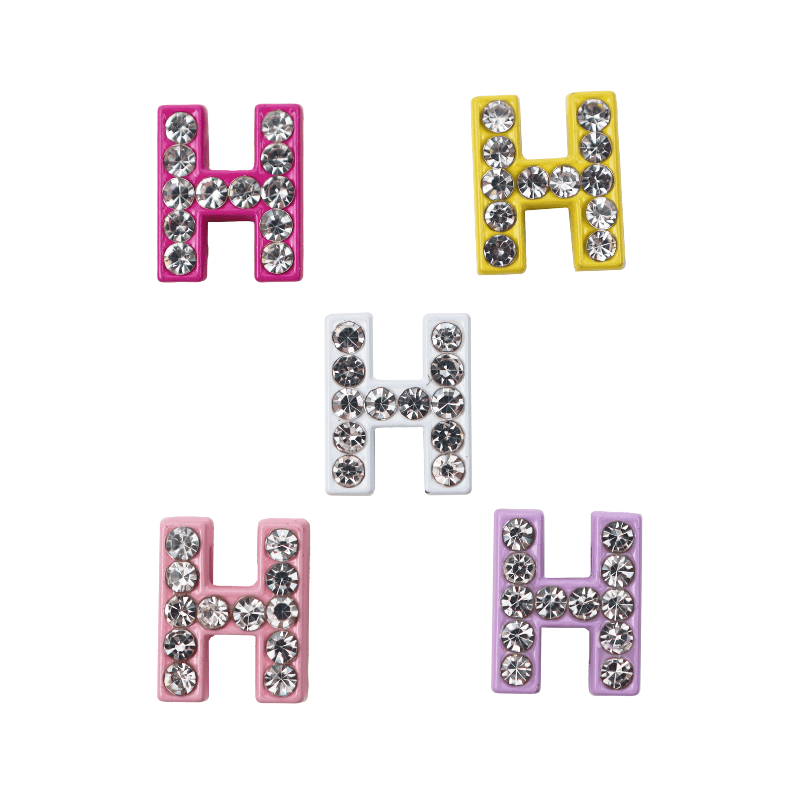 Nojomojo Písmeno H Přívěsek na náramek 5 ks