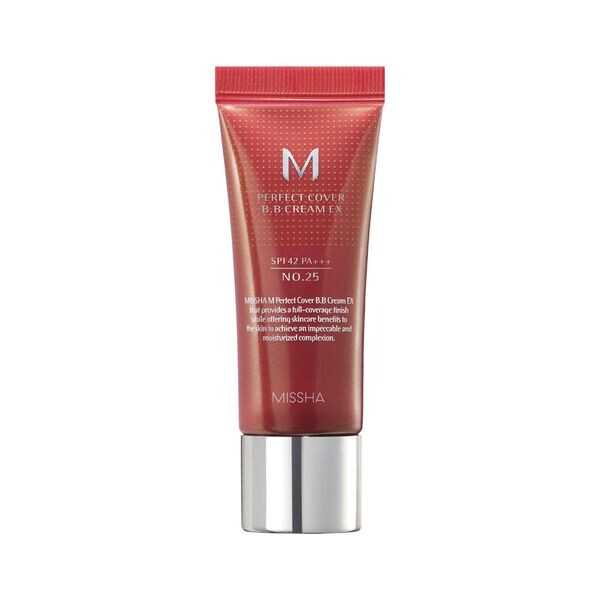 Missha BB krém SPF 42 Perfect Cover (BB Cream Ex) 20 ml 25 Warm Beige