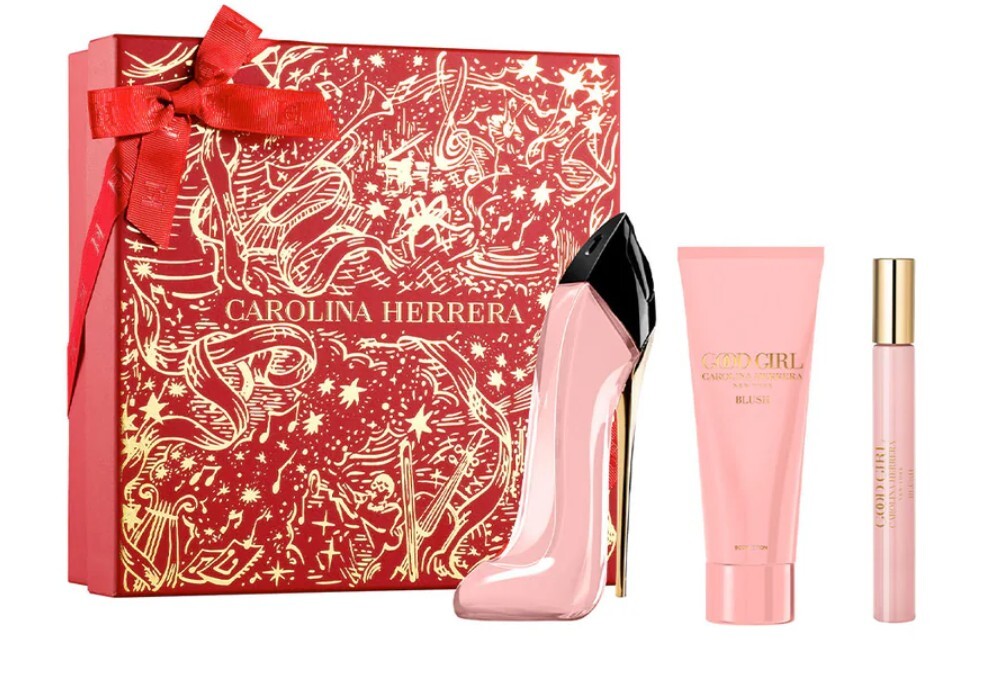 Carolina Herrera Good Girl Blush - EDP 80 ml + tělové mléko 100 ml + EDP 10 ml