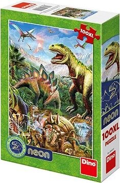 Svet dinosaurov – neon