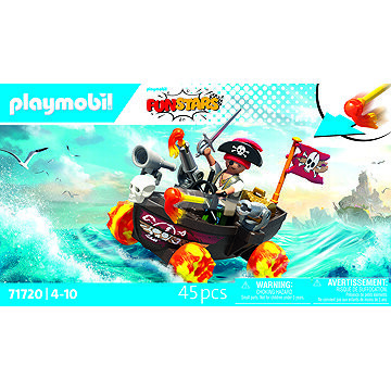 Playmobil 71720 Závoďák Pirátsky čln
