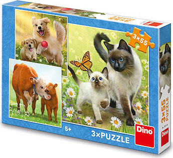 Dino Rodinka 3× 55 dielikov