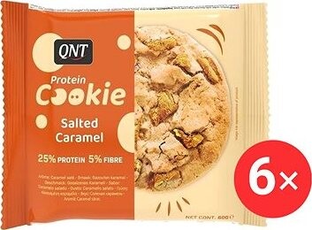 QNT Proteín Cookie 6× 60 g, Salted Caramel