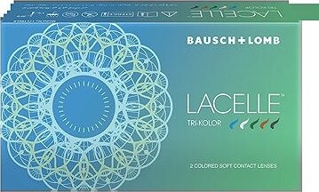 Lacelle Tri-kolor Dark Green, dioptria: -1,00, zakrivenie: 8.80