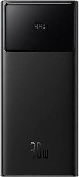 Baseus Star-Lord Digital Display Fast Charging Power Bank 20000 mAh 30 W Cluster Black (With Simple Series Charging Cable USB)