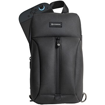 Hyperkin Lets Game Anywhere Bolt Sling Bag for Nintendo Switch 2 (Black)