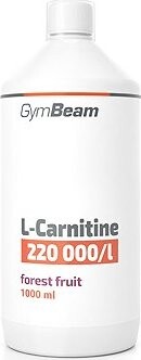 GymBeam Spaľovač tukov L-karnitín 1000 ml lesné ovocie