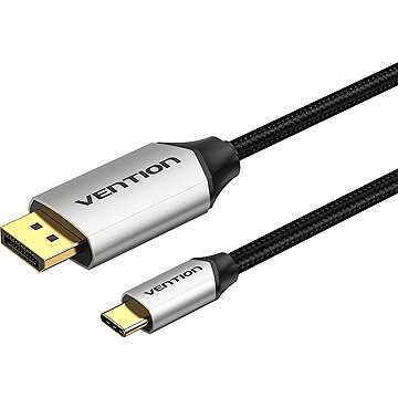 Vention USB-C to DP2.1 16K HD Cable 1,5 m Gray Aluminum Alloy Type