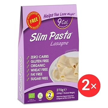 SlimPasta Konjakové lasagne BIO v náleve 2× 270 g