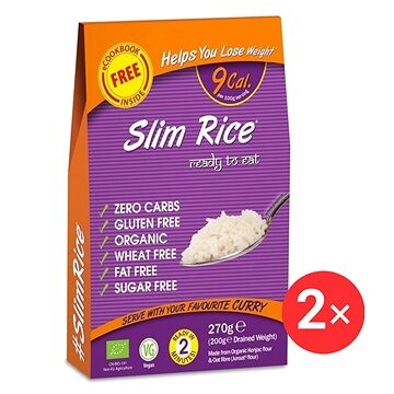SlimPasta Konjaková ryža BIO v náleve 2× 270 g