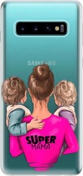 iSaprio Super Mama – Two Boys pre Samsung Galaxy S10
