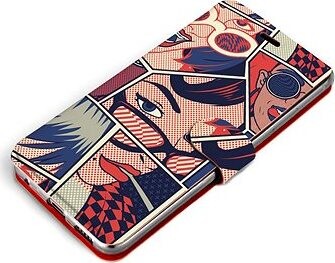 Mobiwear flip puzdro na Xiaomi Redmi 4A – VP18P Komiks