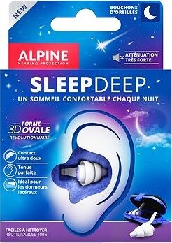 ALPINE SleepDeep 2021 – zátky do uší na spanie