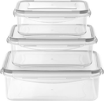 Siguro – Sada dóz na potraviny Fresh Keeper, 1 l + 1,5 l + 2,5 l, 3 kusy