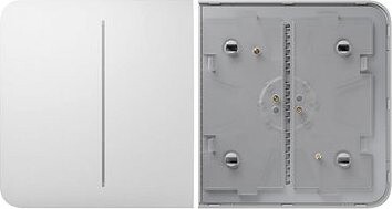 Ajax SideButton (dvojtlačidlo) [55] biele – Bočné tlačidlo (spínač radenia 5)