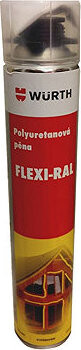 Würth 1K PU pistolová montážní pěna Flexi-Ral 750 ml