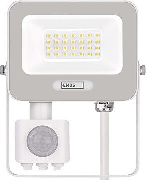 EMOS GLARO s pohybovým čidlem, 20 W, bílý, IP54, 2000 lm, neutrální bílá