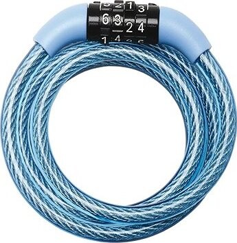 MasterLock 8143EURDPROCOL Špirálový kombinačný zámok na bicykel – 1,2 m