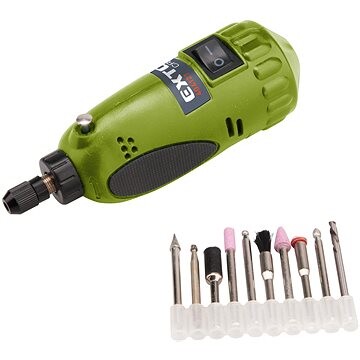 EXTOL CRAFT mini vŕtačka/brúska s transformátorom v kufríku, 404121