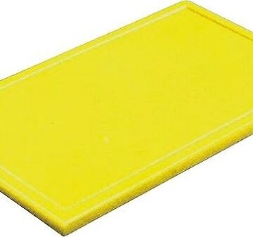 Gastro Doska na krájanie bez drážky a nožičiek GN 1/1 53 × 32,5 cm, žltá