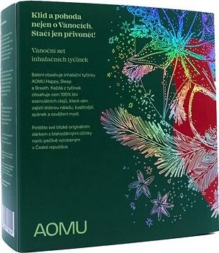 AOMU sada - inhalační tyčinka Happy, Sleep a Breath