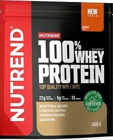 Nutrend 100% Whey Protein 1000 g, pomaranč
