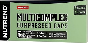 Nutrend Multicomplex Compressed Caps, 60 kapsúl