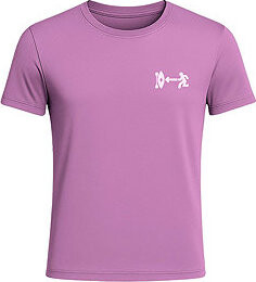 ELEMENTS GEAR Dámske lycrové tričko DERMIS, fialové, krátky rukáv, L