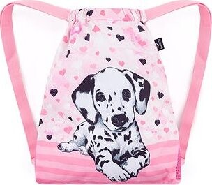 BAGMASTER BETA 24 A školské vrecko na prezuvky/telocvik – dalmatín