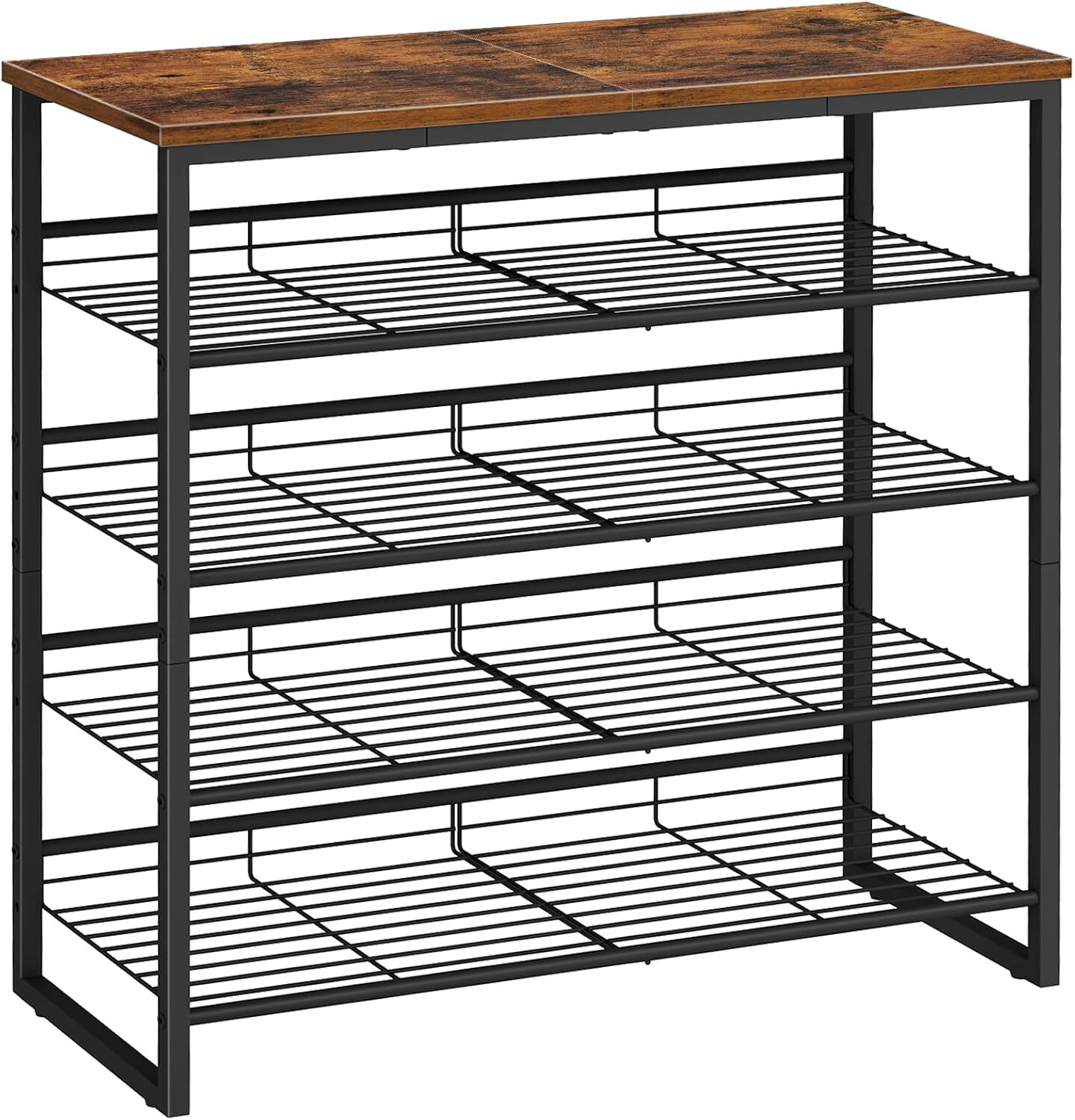 Botník Vasagle Fenaro 75,2 cm hnědý/černý