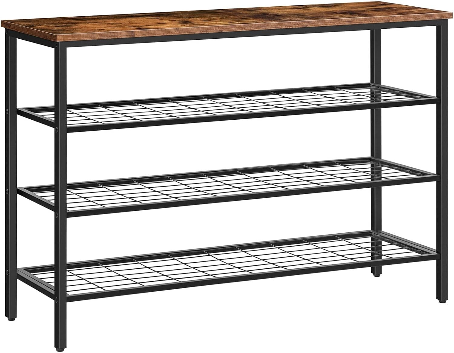 Botník Vasagle Serano 100 cm hnědý/černý