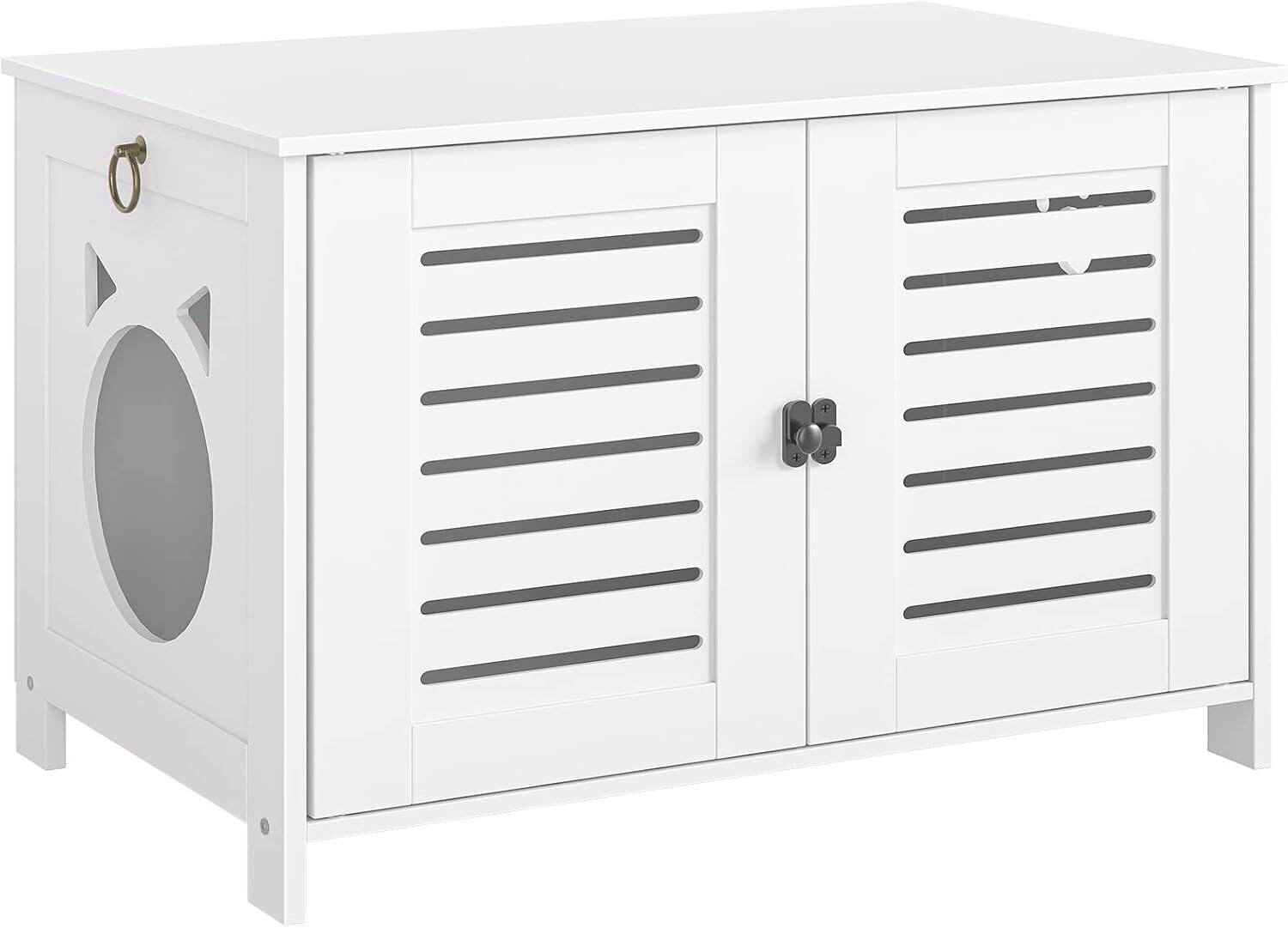 Kočičí toaleta Sparky 60 cm bílá