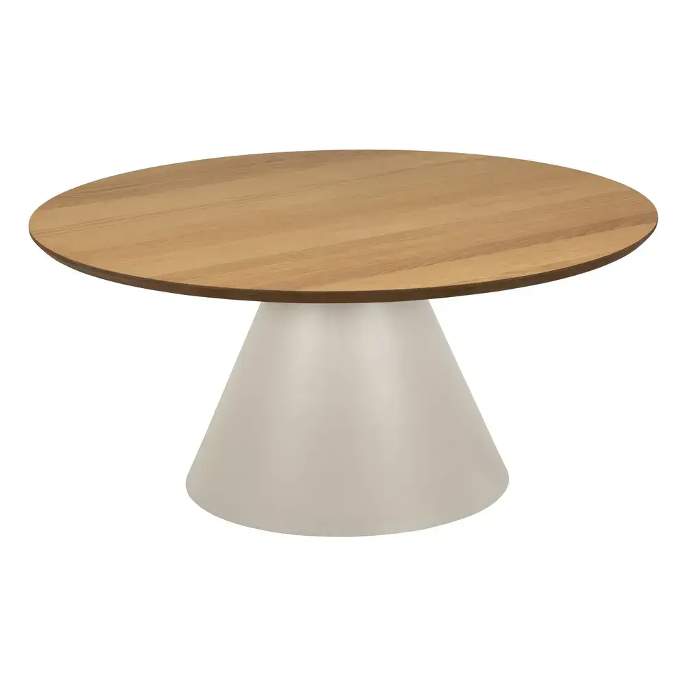 Konferenční stolek Soli 85 cm šedý/dub přírodní