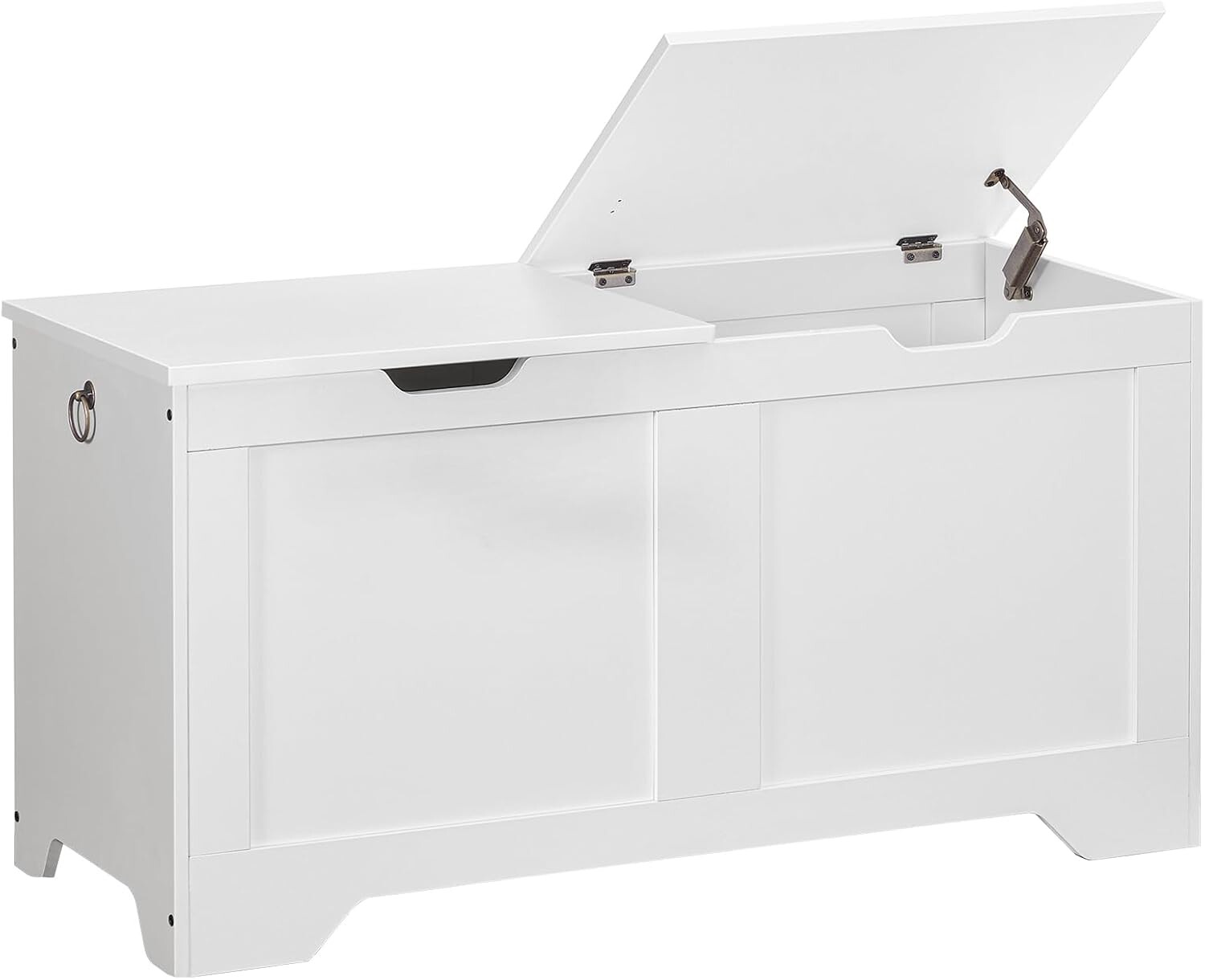 Lavice s úložným prostorem Vasagle Byvak 100 cm bílá