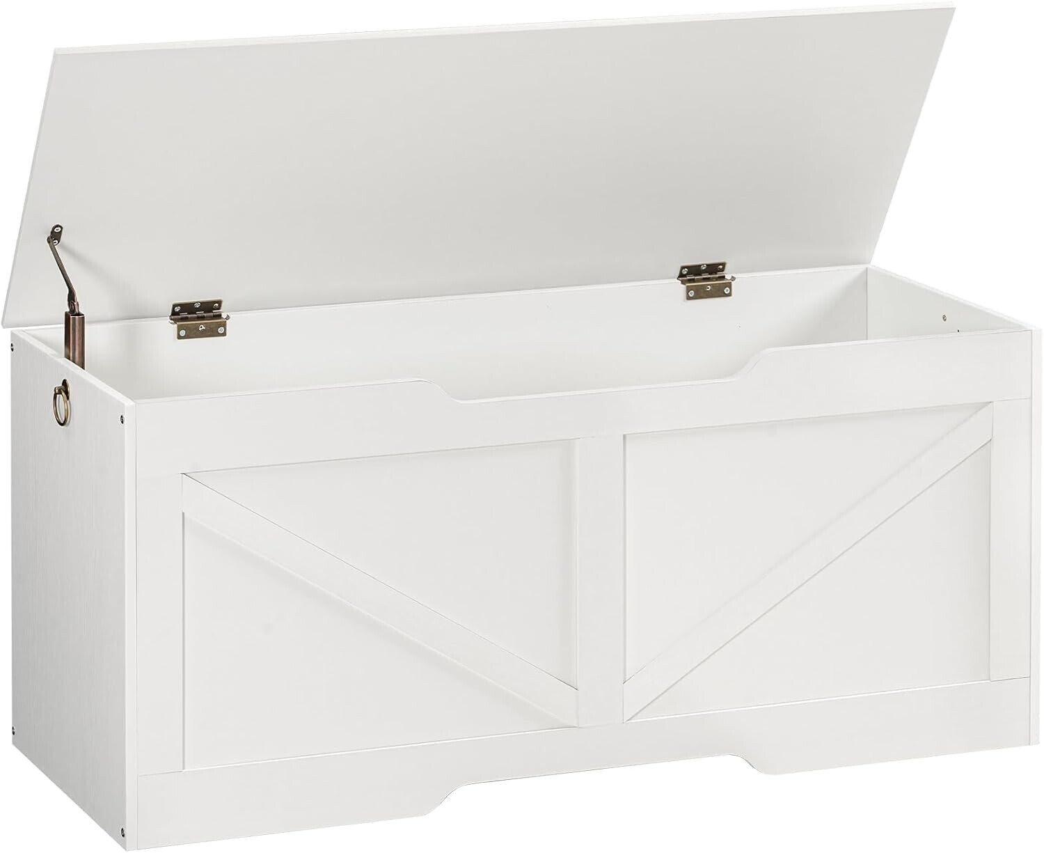 Lavice s úložným prostorem Vasagle Sabil 110 cm bílá