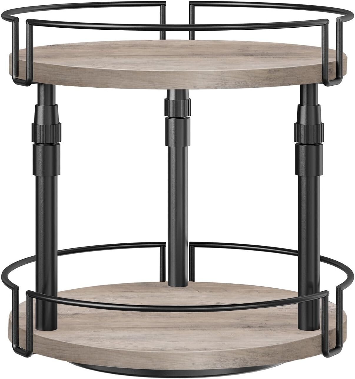 Otočný stojan na kořenky Vasagle Soreli šedý/černý