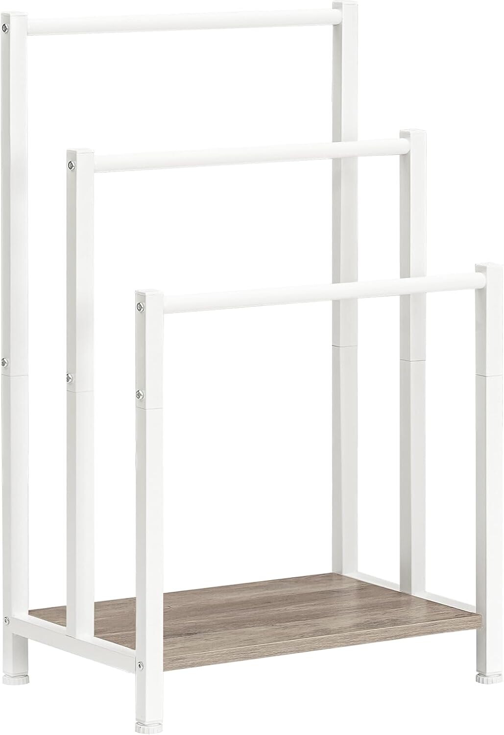 Stojan na ručníky Vasagle Leon hnědý/bílý