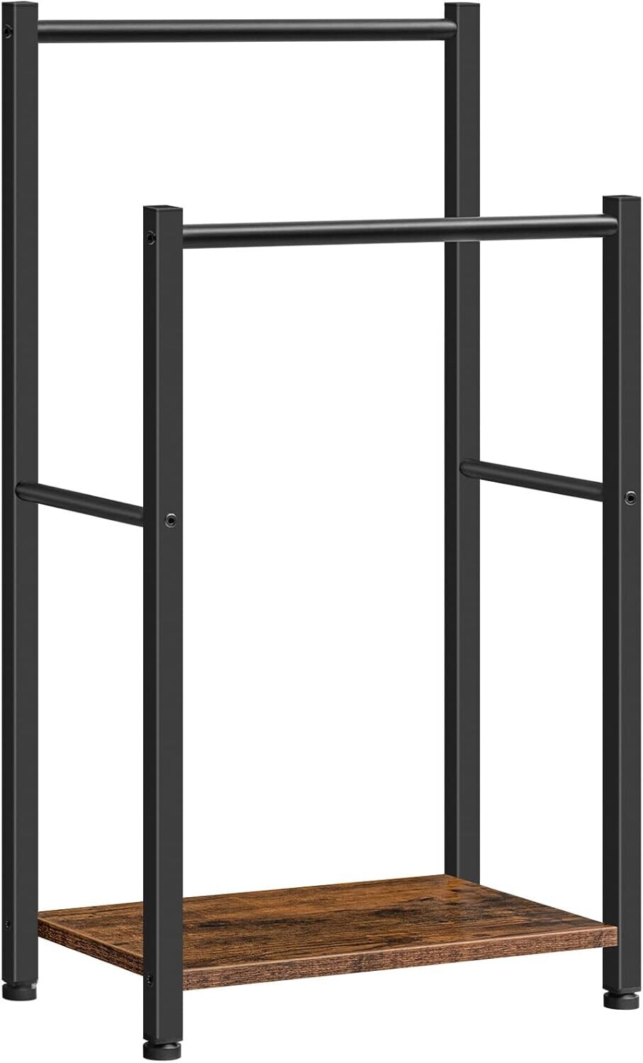 Stojan na ručníky Vasagle Ruston černý/hnědý