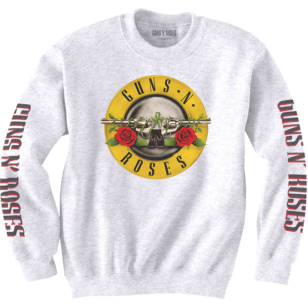 Guns N’ Roses mikina Classic Text & Logos Biela M