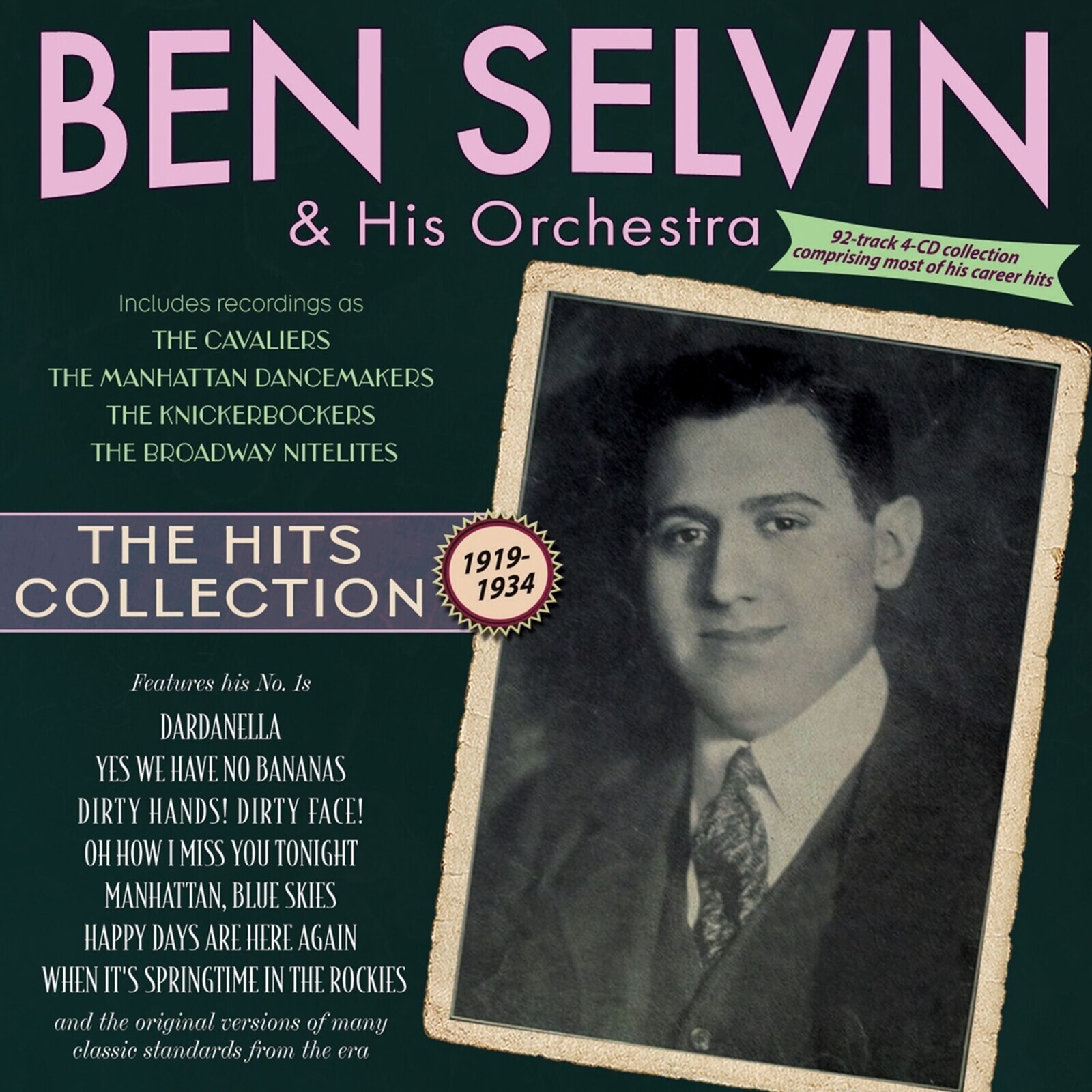 Ben Selvin & His Orchestra, HITS COLLECTION 1919-34, CD