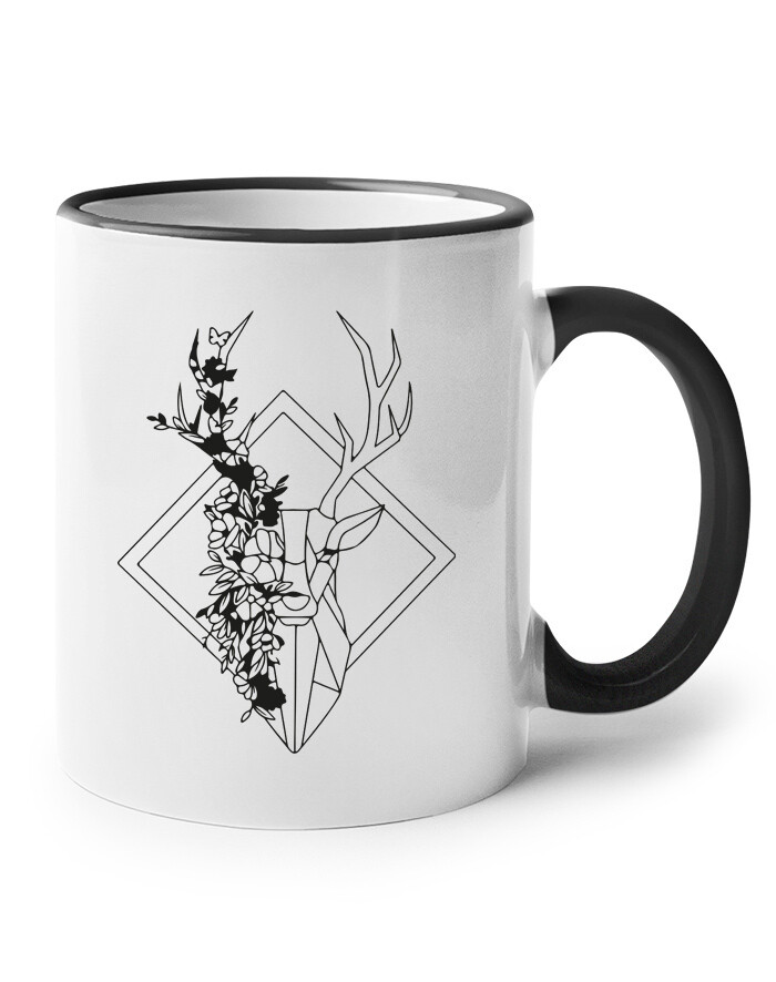 Keramický hrnček pre poľovníkov - Jeleň - darček pre poľovníkov