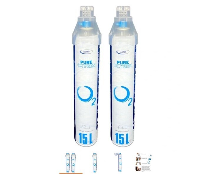 Kyslíková fľaša s maskou Pure oxygen 15 L