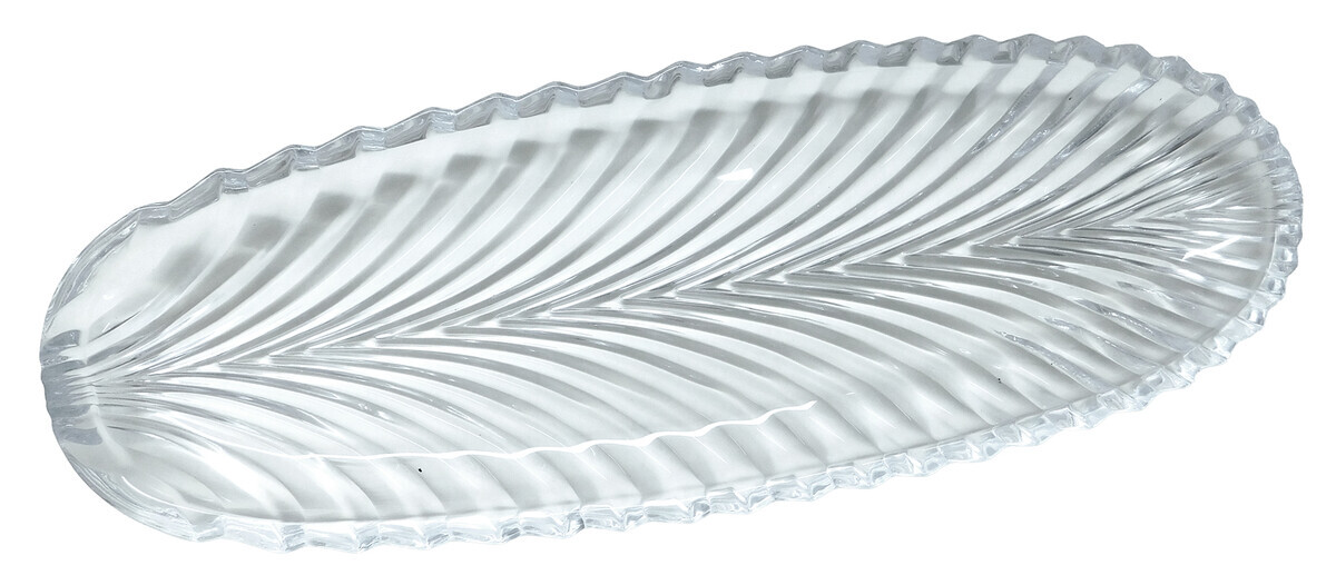 MAKRO - Podnos sklenený, 39,5x14cm