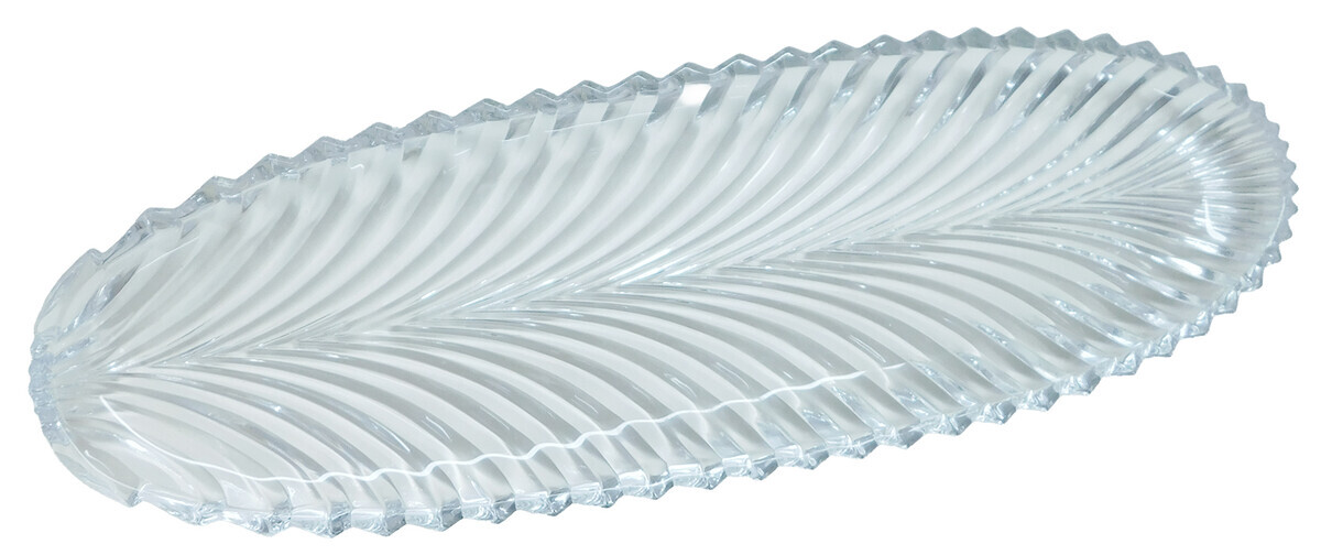 MAKRO - Podnos sklenený, 49x15,5cm