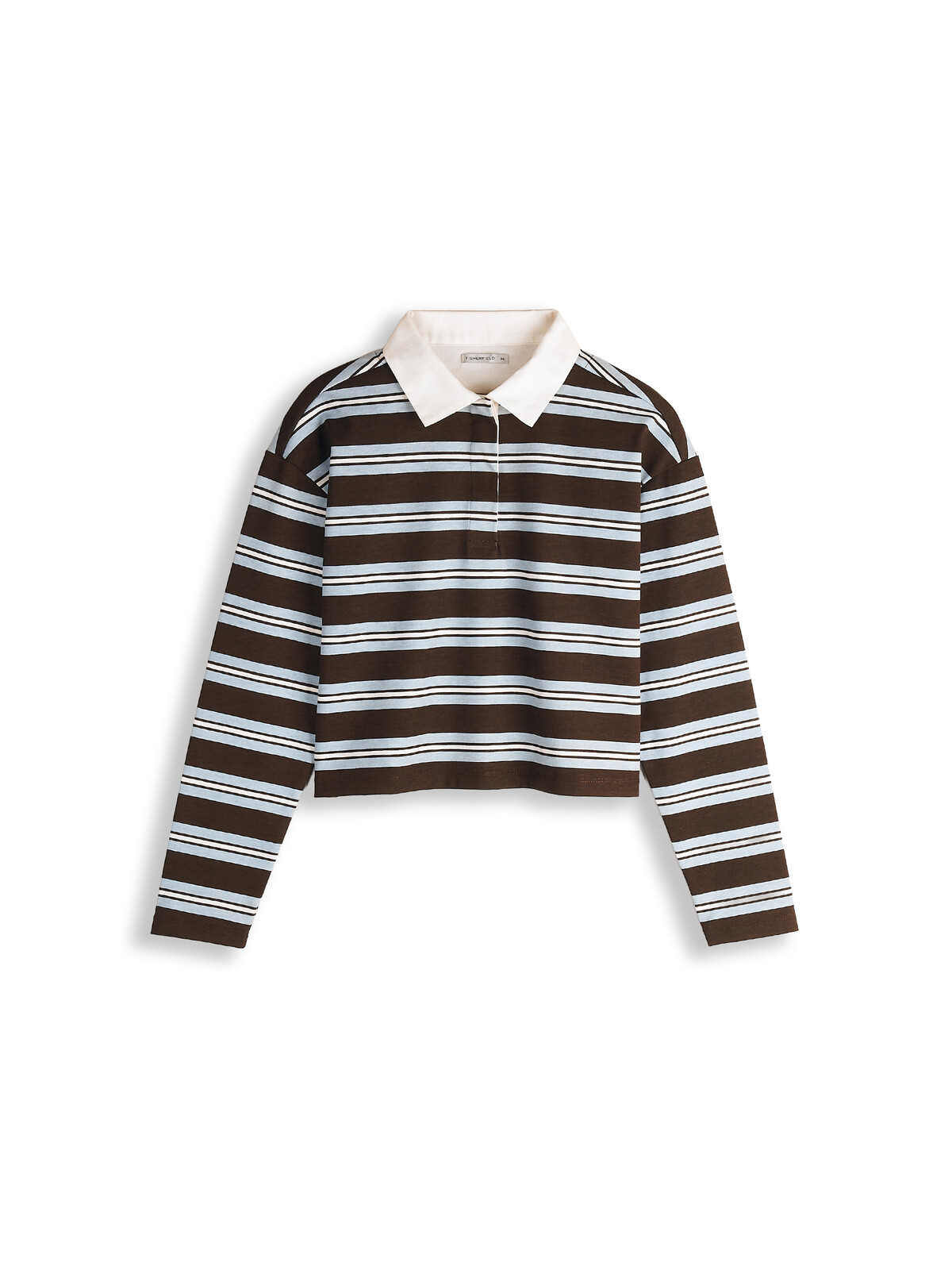 GATE Prúžkovaný top s dlhým rukávom