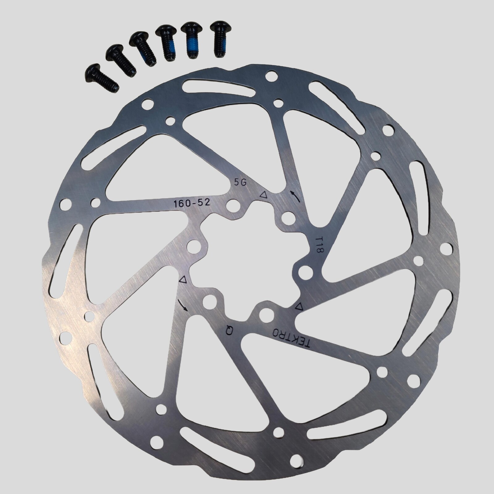 Kotúčová brzda TEKTRO TR-52 160 mm 6 otvorov 11 mm skrutky