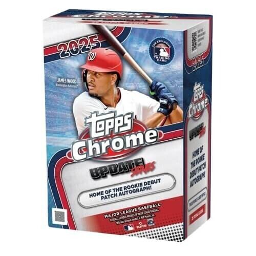 Topps 2025 Topps Chrome Update Series Baseball Blaster Box